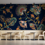 Contemporary Blue Wallpaper