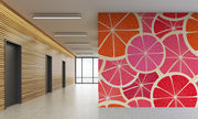 Pink Red Orange Lemon Wallpaper