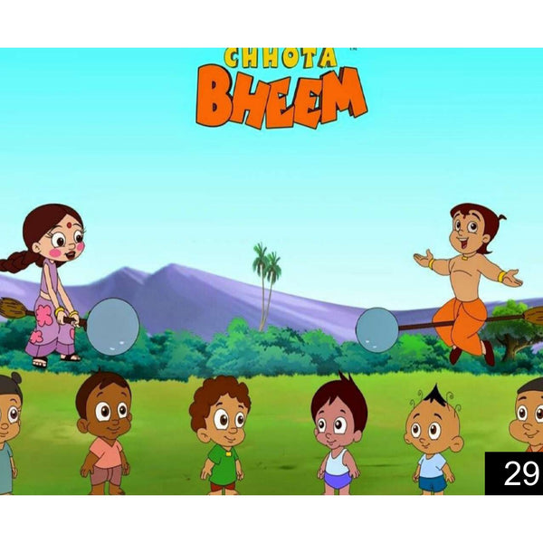 Chota Bheem and Chutki Wallpaper for Wall – Myindianthings
