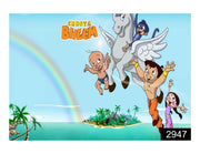 Chota Bheem and Flying Horse Wallpaper for Wall