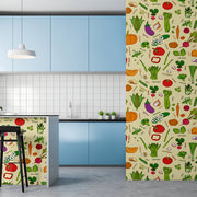 Veggies With Names Customize Wallpaper
