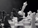 Black & White Chess Figure Wallpaper