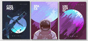 Space Wall Art, Set Of 3
