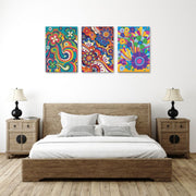 Psychedelic Wall Art, Set Of 3