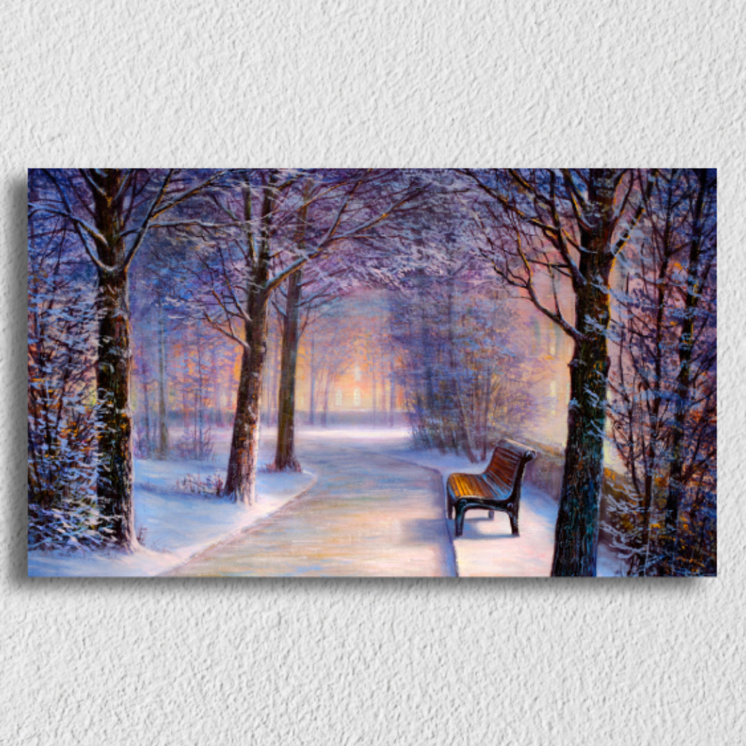 Winter Landscape Painting