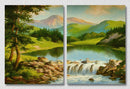 Nature Landscape Wall Art 3, Set Of 2
