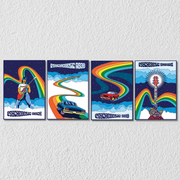 Psychedelic Wall Art, Set Of 4
