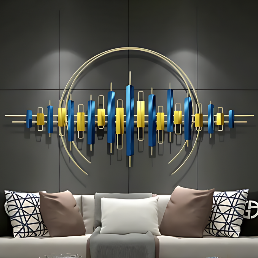 Symmetric Heart Beat Wall Art