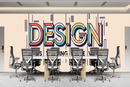 Multicolour Design Typography Wallpaper