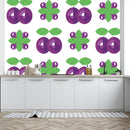 Purple Green Fruit Customize Wallpaper