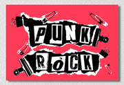 Pink Punk Rock Wall Art