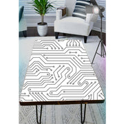 Circuit Board Texture Art Self Adhesive Sticker For Table