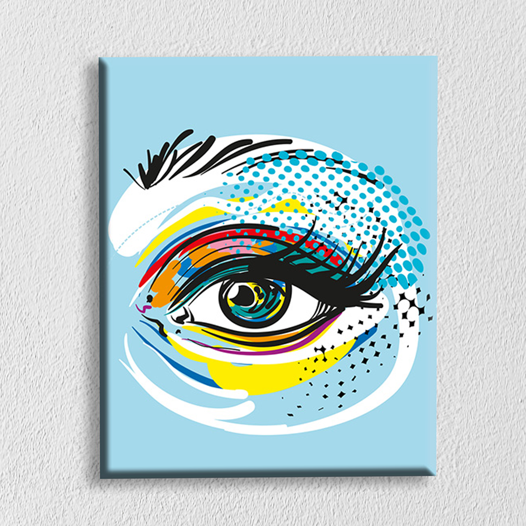 Meditation Cartoon Canvas