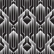 Black White 3D Self Adhesive Sticker For Wardrobe