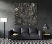 Cosmic Pattern With Constellations
