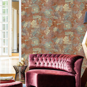 Romania Golden Damask Wallpaper