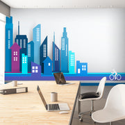 Blue Skyline Wallpaper