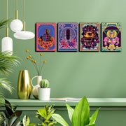 Psychedelic Wall Art, Set Of 4