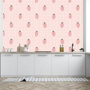 Pink Strawberry Customize Wallpaper
