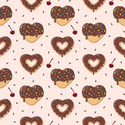 Heart Chocklete Self Adhesive Sticker For Refrigerator