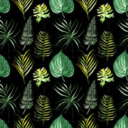 Green Yellow Multi Leafs Self Adhesive Sticker For Cabinet