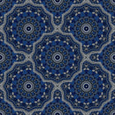 Blue White Mandala Art Self Adhesive Sticker For Table