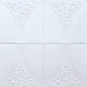 White Leather Foam Panel