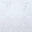 White Leather Foam Panel