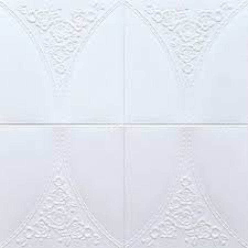 White Leather Foam Panel