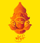 Maa Durga Art Self Adhesive Sticker Poster
