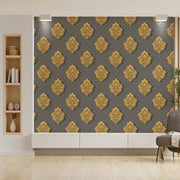 Veluce 3d damask pattern Wallpaper
