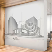 Abstract Line Drawing Wallpaper