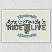 Skull And Bikers Wall Art