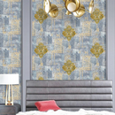 Roamania Vonzo Golden Damask Royal Wallpaper