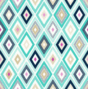 Diamond Shape Indian Art Self Adhesive Sticker For Table