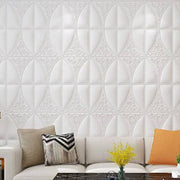 White Leather Foam Panel