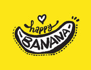 Happy Banana Customize Wallpaper