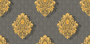 Veluce 3d damask pattern Wallpaper