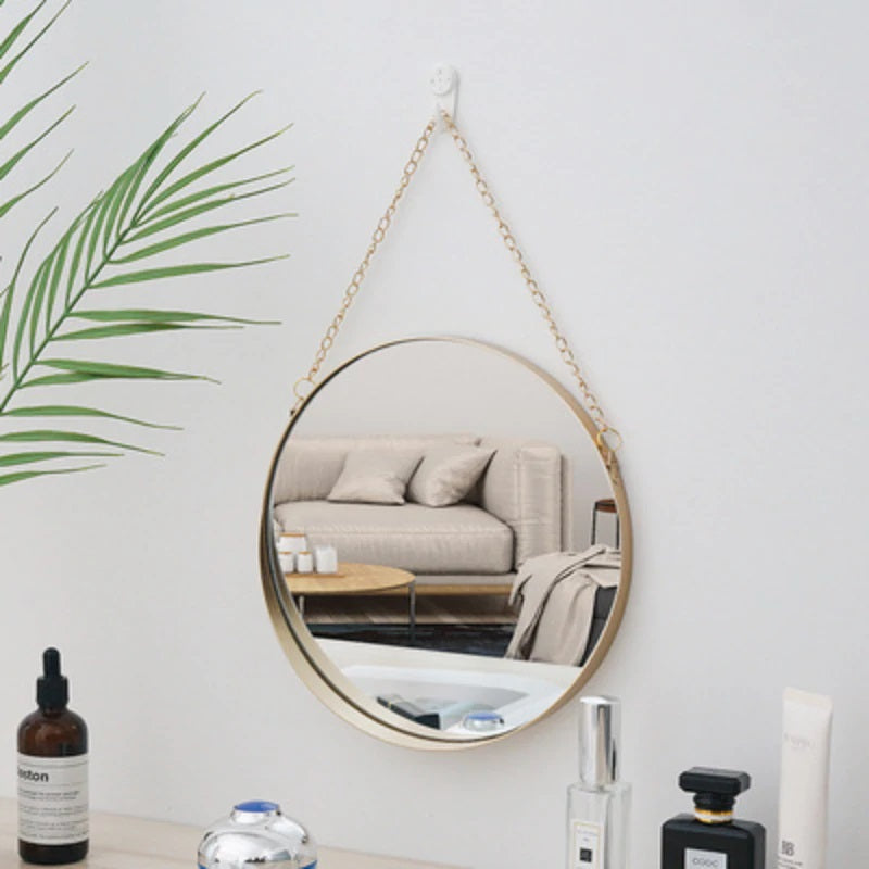 Wall Metal Hanging Mirror
