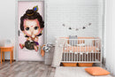 Little  Krishna Anime Self Adhesive Sticker For Door