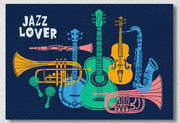 Jazz Instruments Wall Art