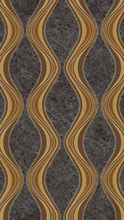Nyka Graphic Spiral Pattern Wallpaper