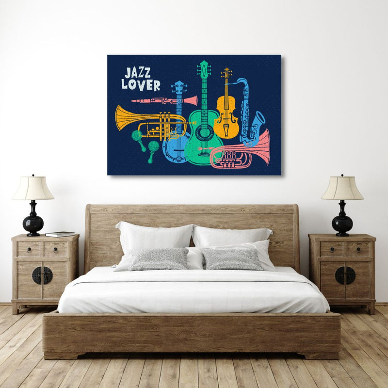 Jazz Instruments Wall Art