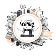 I Love Sewing Wallpaper