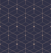 Golden Line 3D Art Self Adhesive Sticker For Table
