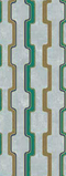 Biba Lined Geometric Wallpaper