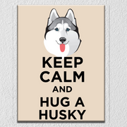 Hug A Husky Wall Art