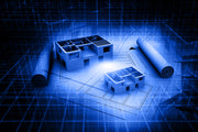 Blue Print Wallpaper