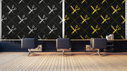 Scissor Comb Seamless Pattern Wallpaper