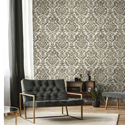 Steps Modern Damask Wallpaper